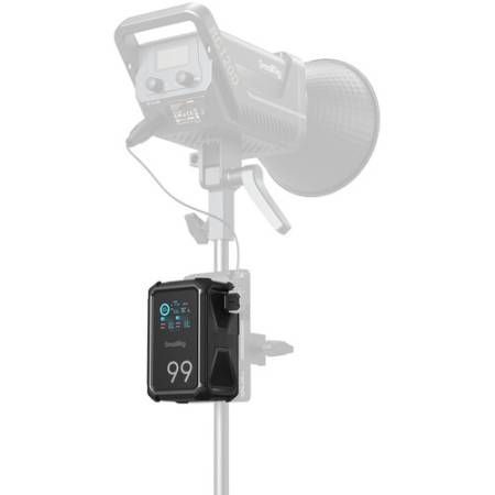 SmallRig 4984 X-Touch X99 - inteligentny akumulator V-Mount, przykład użycia